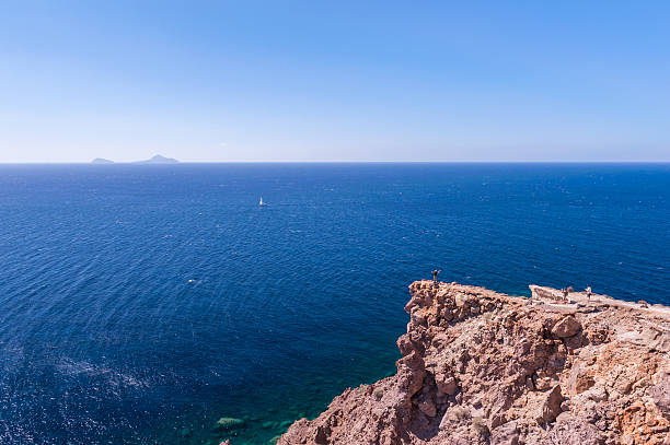 istock Sea view on Santorini island 472402502