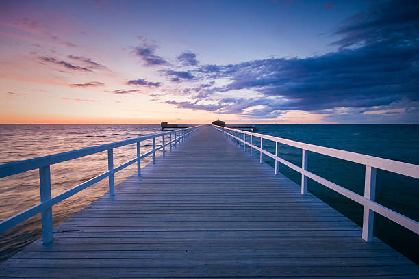 istock Pier in Malmoe, Sweden during a sunset 472409282
