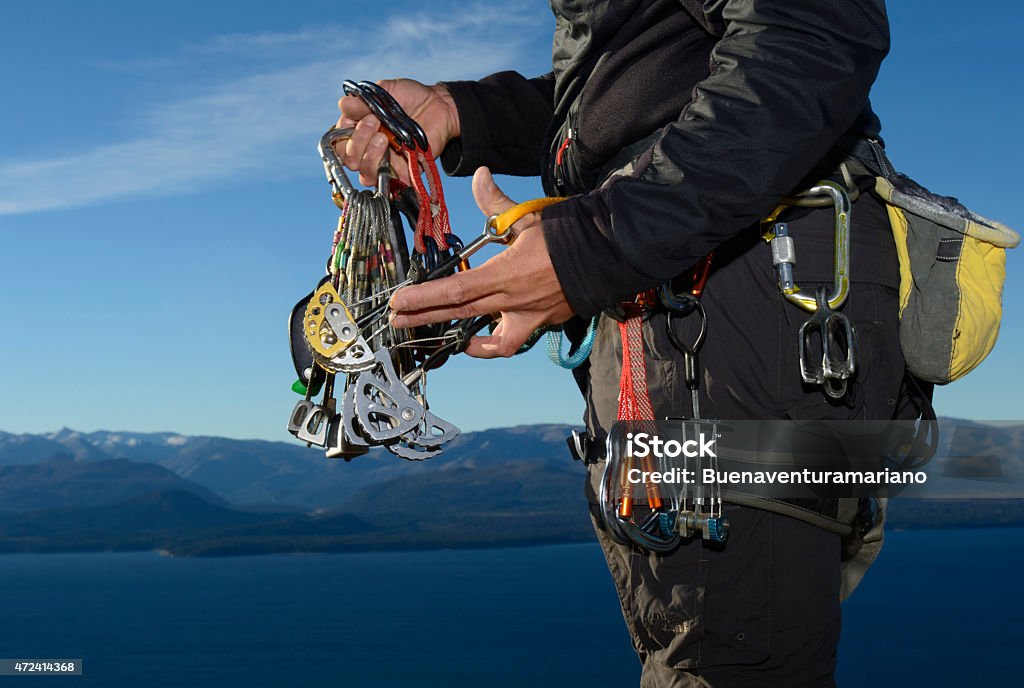 Climbing Equipment Rock Climbing Equipment.  2015 Stock Photo