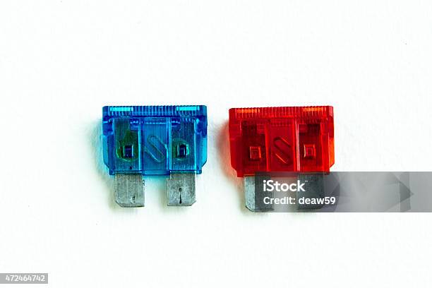 Blade Fuses On White Background Stock Photo - Download Image Now - 2015, Blade, Continuity