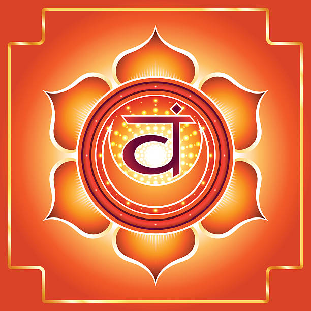 チャクラ svadhisthana - tantric buddhism点のイラスト素材／クリップアート素材／マンガ素材／アイコン素材
