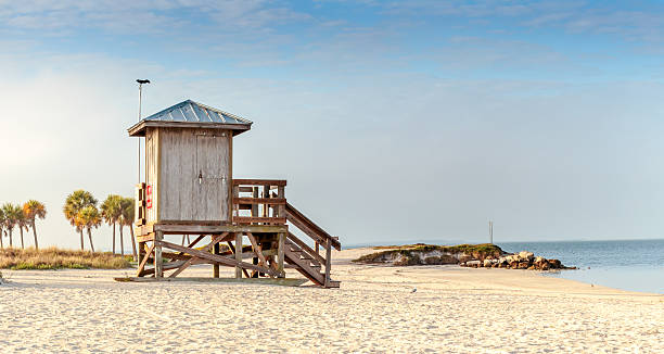istock Life Guard Stand on Florida Beach 472466056
