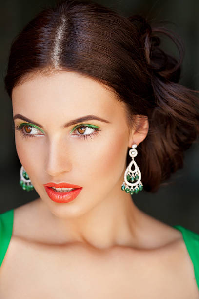 istock Beautiful woman with makeup 472466154