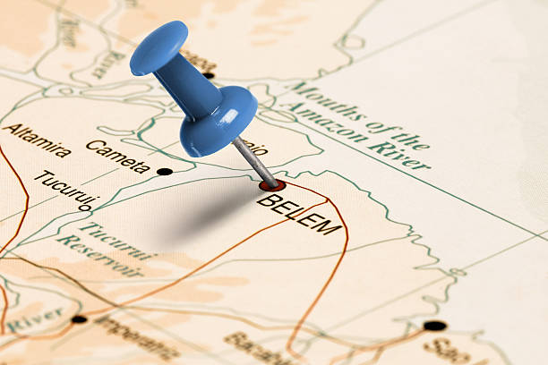 Location Belem. Blue pin on the map.