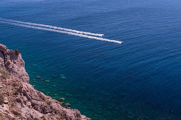 istock Sea view on Santorini island 472466512