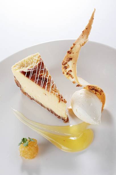 istock gourmet cheese cake plated dessert 472468140