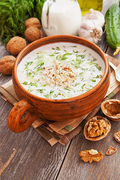 istock Tarator, bulgarian sour milk soup 472469398
