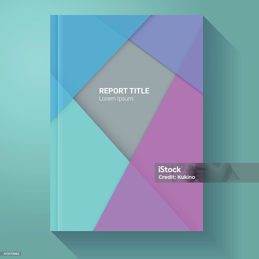 Material Design Reporting Material Design Report Brochure Template Infographic Element Stock ...