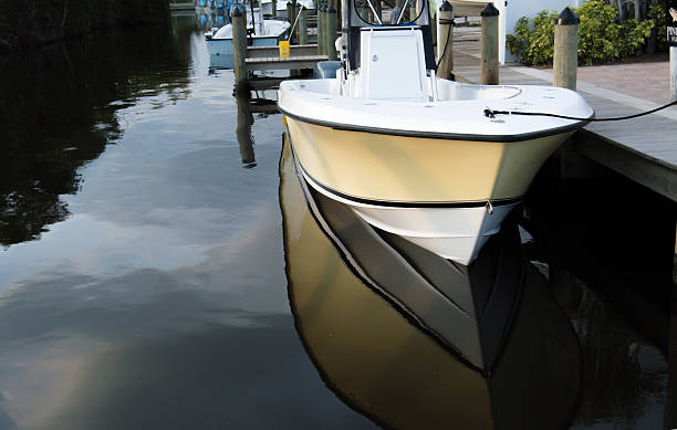 istock Boat Tied to a Dock 472474666