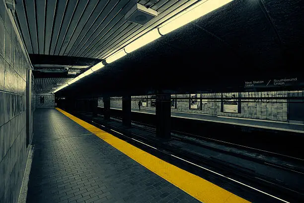 King subway station, Toronto, Ontario, Canada. 