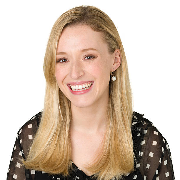 istock Laughing Young Woman, Isolated Portrait 472475648