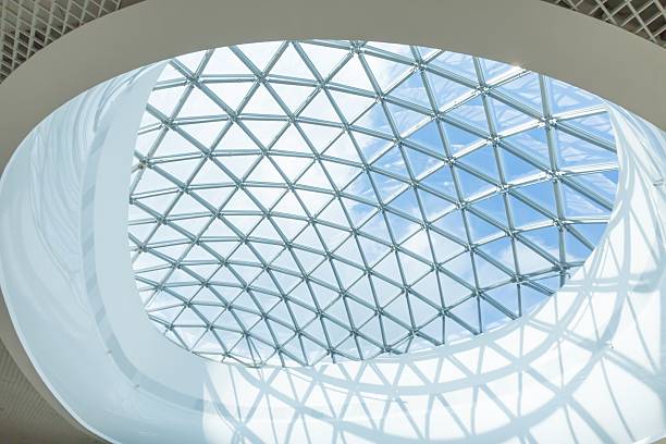 istock Abstract. Pattern set roof at the airport 472479740