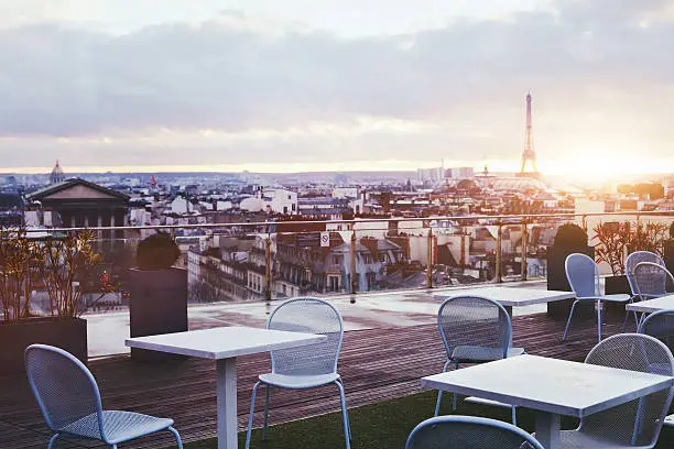 Photo of rooftop restaurant in Paris