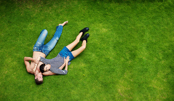 istock Love couple on nature background 472482740