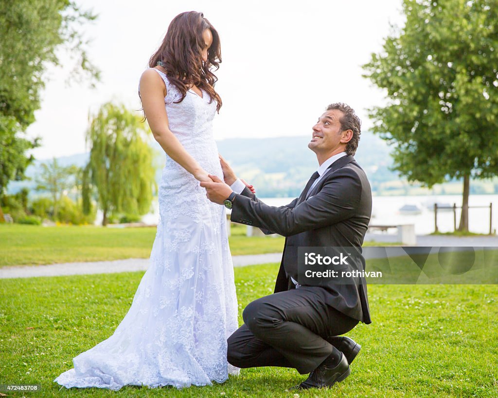 Wedding couple Happy wedding couple 2015 Stock Photo