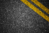 Closeup picture of road texture