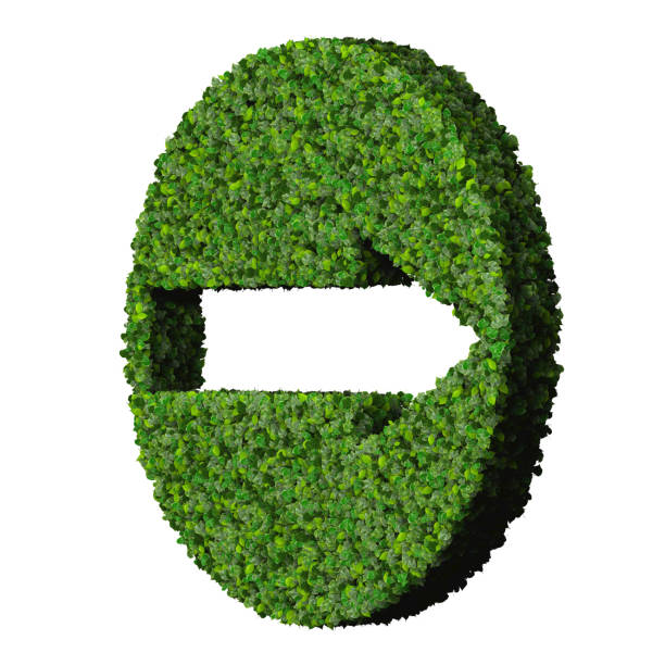 istock Arrow made from green leaves 472488186