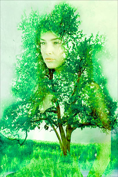 istock Woman and green nature 472490400