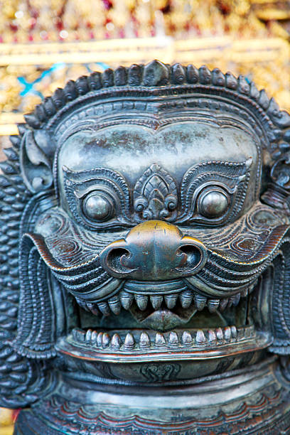 istock demon in the temple  bronze palaces  warrior monster 472492592