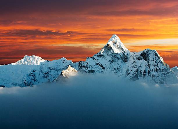 Evening view of Ama Dablam