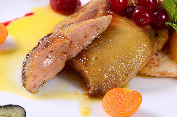 istock Foie Gras with toast and apricot 472493976