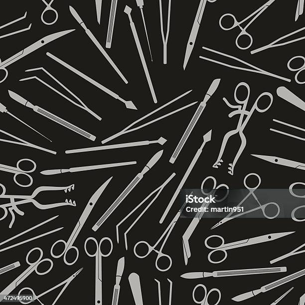 Medical Tools Pattern Surgical Istruments And Tools For Surgery Seamless Pattern Eps10 Stock ...