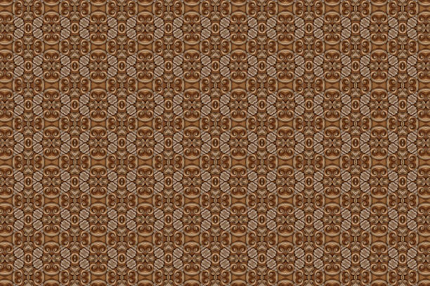 istock Carved wood wall close 472496128