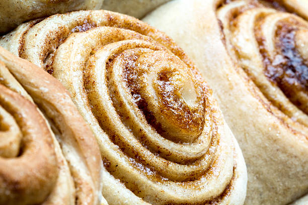 istock Fresh Baked Batch of Homemade Cinnamon Rolls 472498826