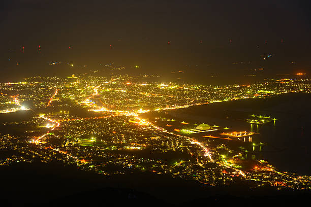 istock Night scene of Mutsu city 472501534