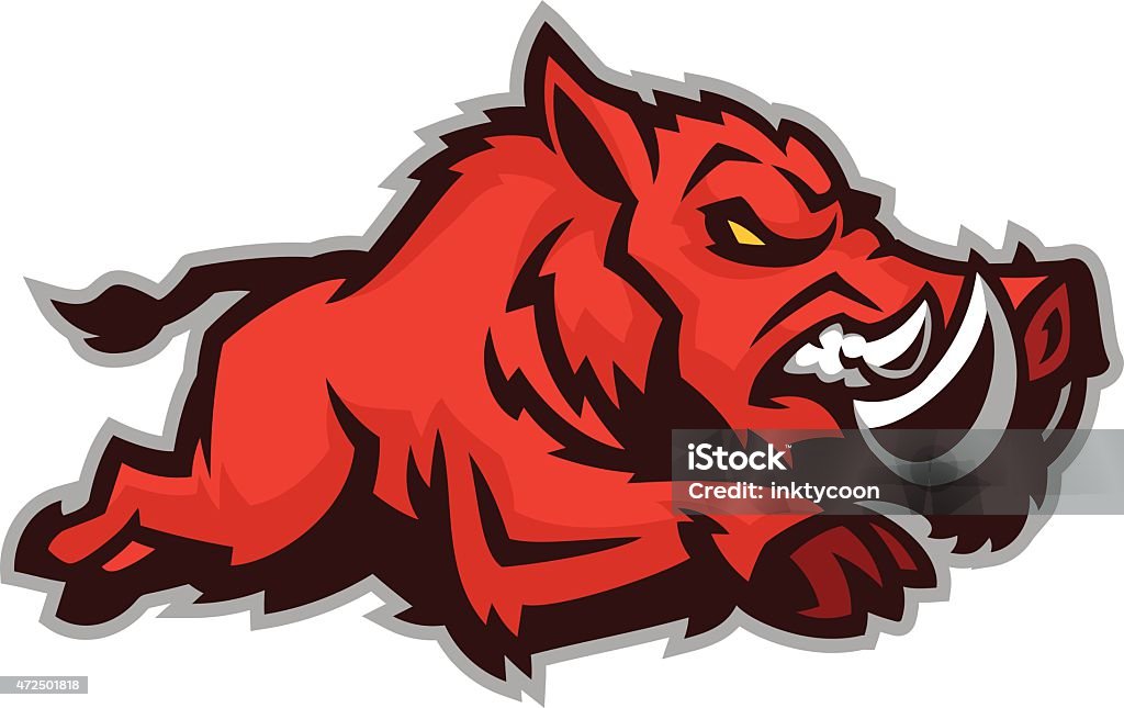 Easy To Draw Razorback Razorback Stock Illustration - Download Image Now - 2015, Animal ...
