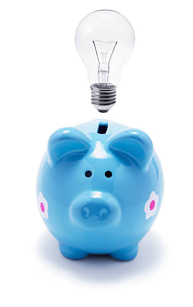 istock Piggy Bank and Light Bulb 472502270