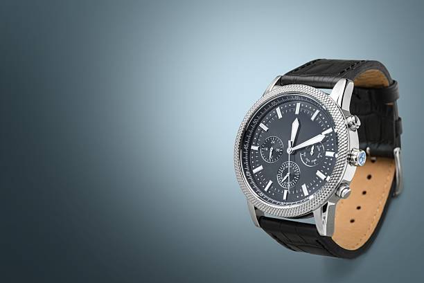 istock Watch. Men's mechanical watch isolated on white background 472502838