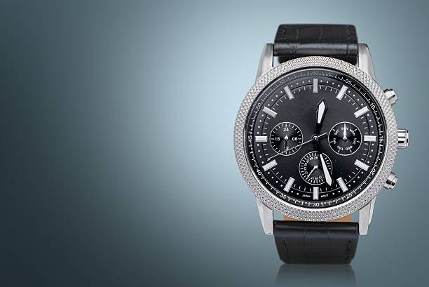 istock Watch. Men's mechanical watch isolated on white background 472503576