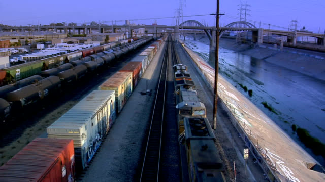 LA - Train by river 1