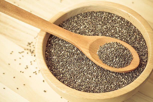 istock Chia seed healthy superfood. 472507238