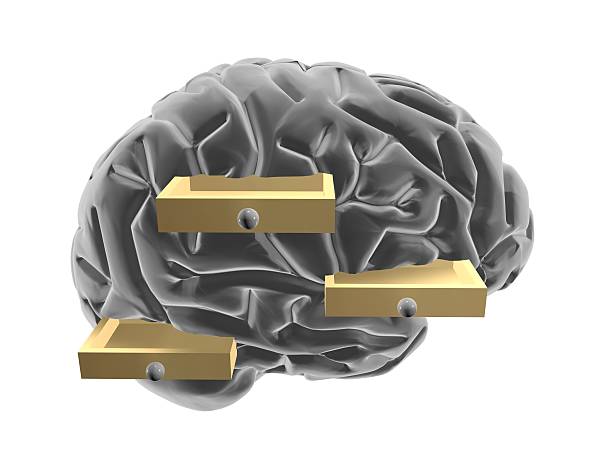 istock 3d brain and drawers.  Thinking outside the box idea. 472507490