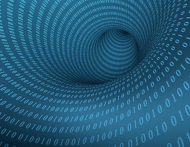 istock Blue abstract background with 0 and 1 numbers. 472508866