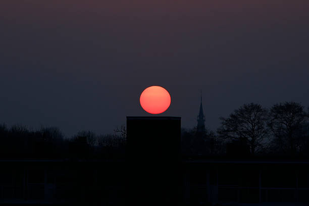 Sunset Sunset over the city of Amstelveen, The Netherlands arma-globalphotos stock pictures, royalty-free photos & images