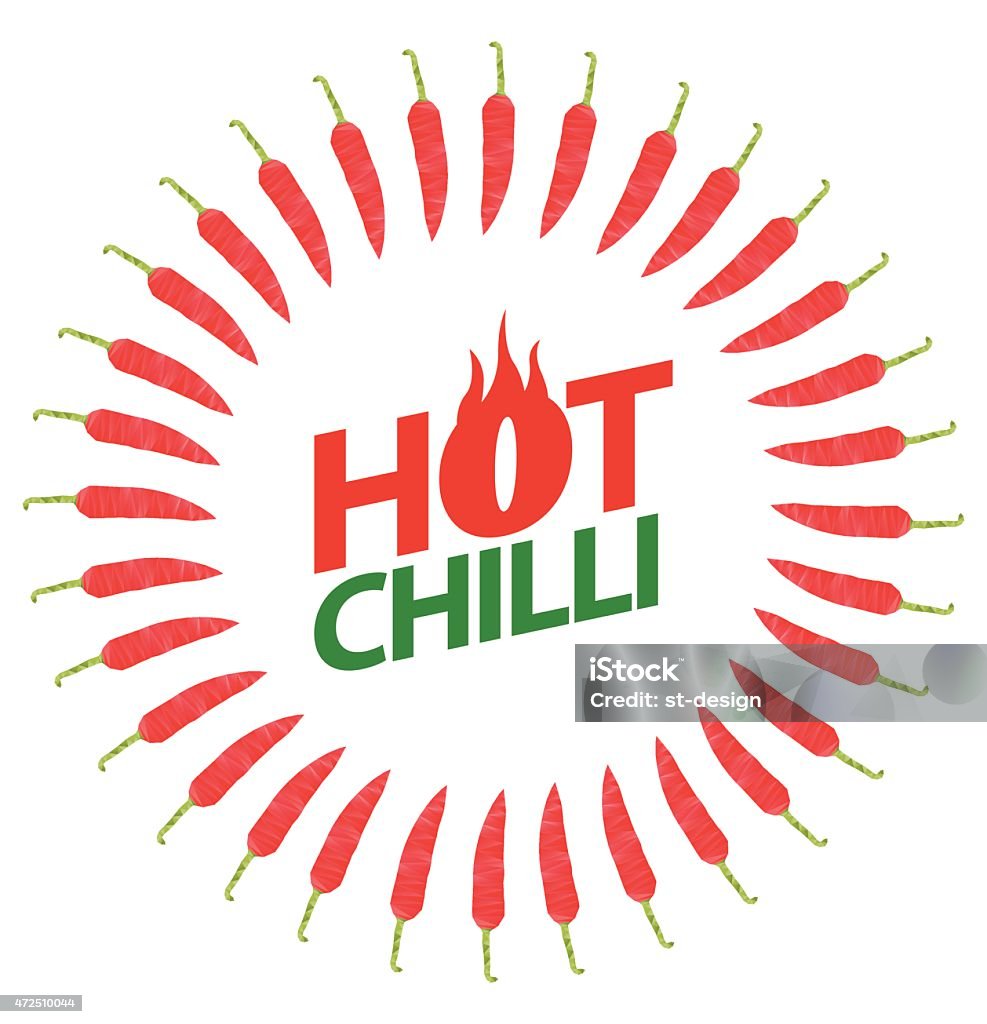 Chilli Peper Label Chilli Pepper Label Stock Illustration - Download Image Now - Label ...