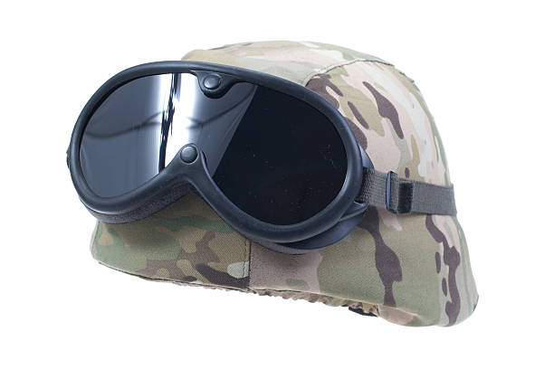 istock us army kevlar helmet with a multicam camouflage cover 472518004