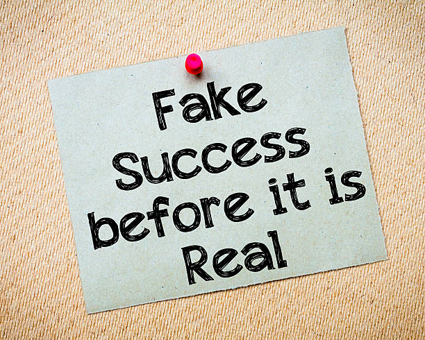 istock Fake success before it is real 472523250