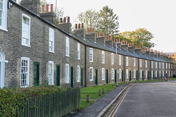 istock Terraced houses architecture in Cambridge England UK 472523766