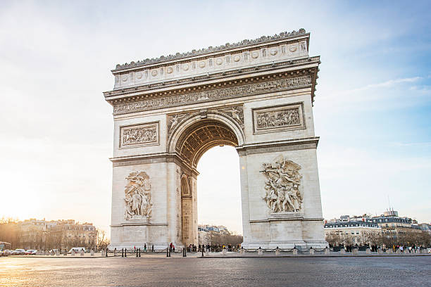 istock Arc de Triomphe, Paris. France. At Sunset 472532554