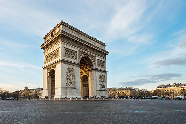 istock Arc de Triomphe, Paris. France. At Sunset 472532580