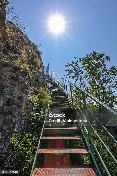Stairway To Sun Stock Photo - Download Image Now - 2015, Abstract, Aspirations