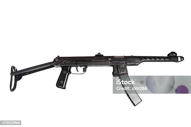 Submachine Gun Stock Photo - Download Image Now - 2015, Antique, Armed Forces