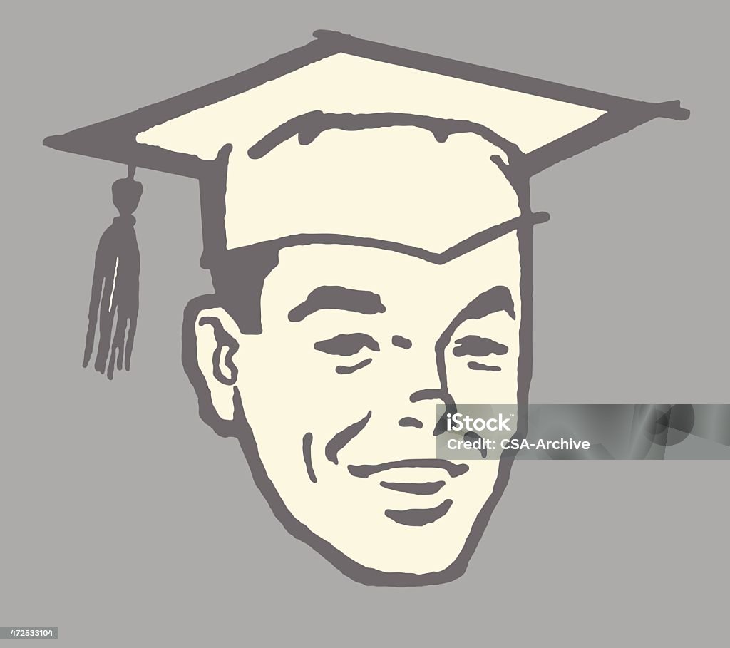 Men Graduate Vector Male Graduate Stock Illustration - Download Image Now - 2015 ...
