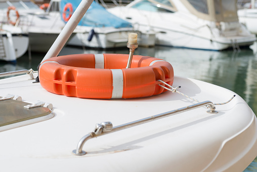 Float life aboard a boat.