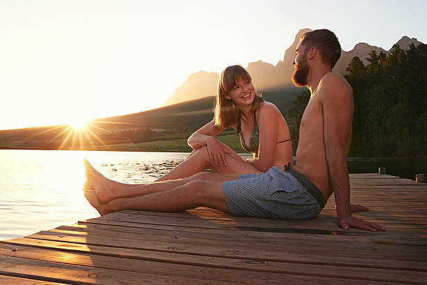 istock Love under the last rays of the sun 472539880