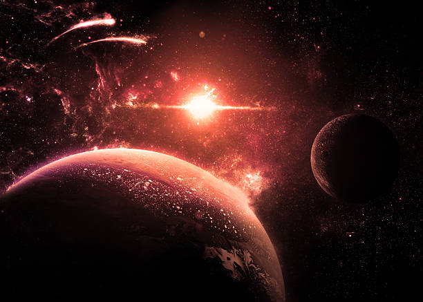 istock Planet Surface - Elements of this Image Furnished by NASA 472541674